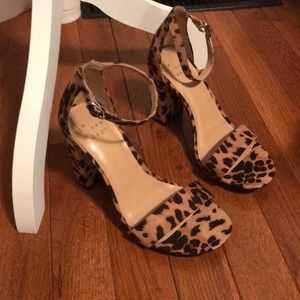 Leopard Strappy Heels